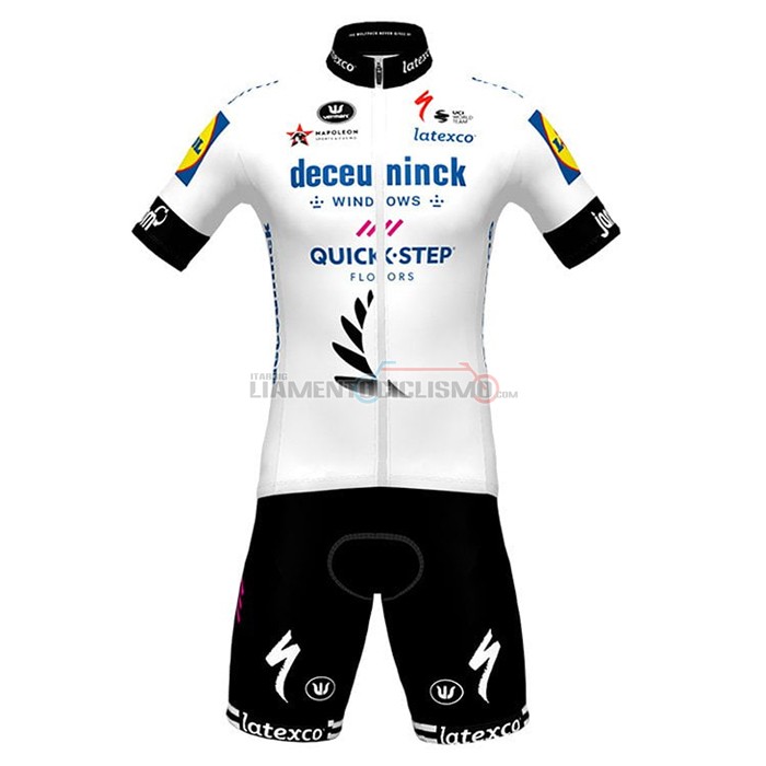 Abbigliamento Ciclismo Deceuninck Quick Step Campione Neozelandese 2021 Manica Corta